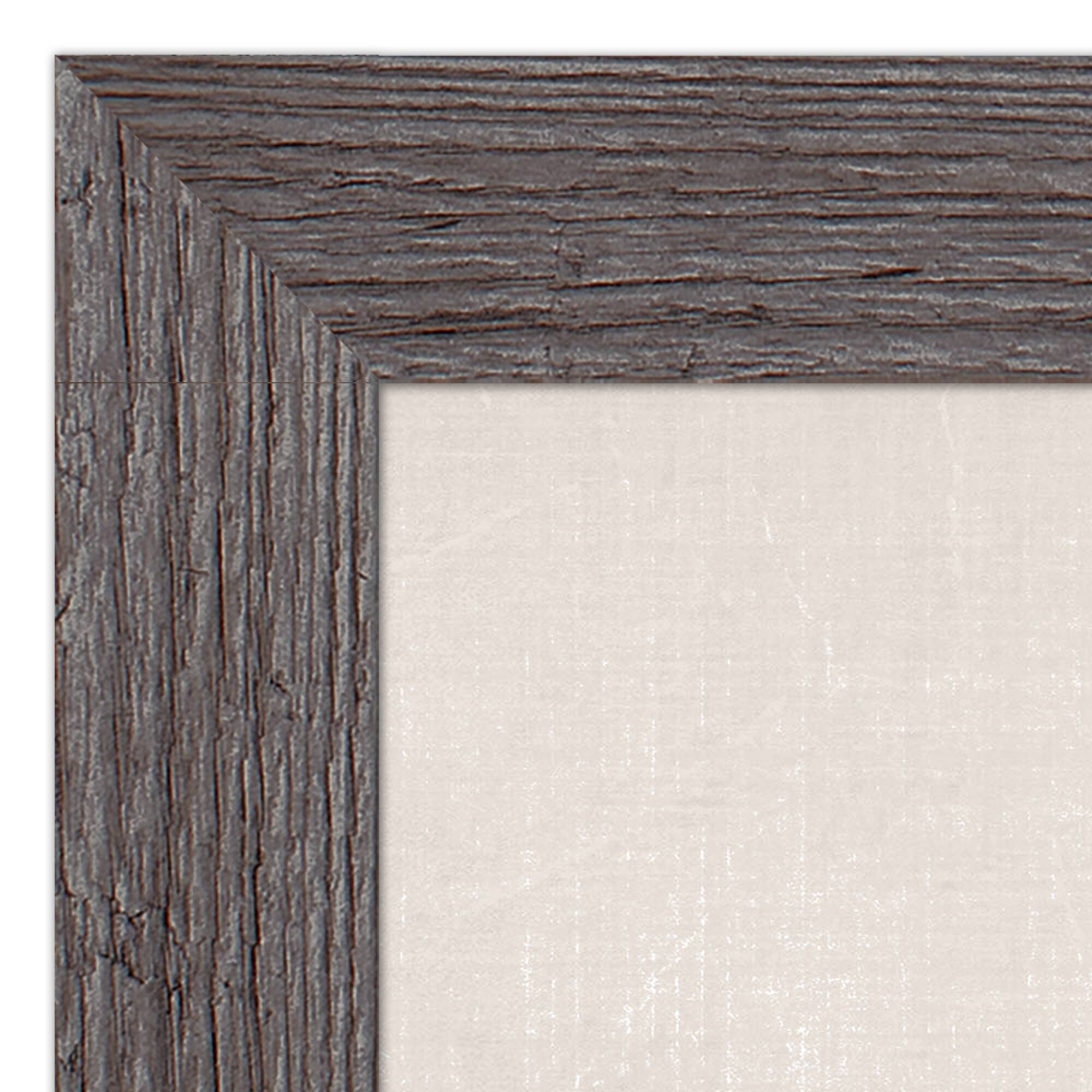 Neutral Distressed Florals Framed Print Wall Hanging
